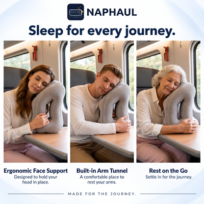 NAPHAUL™ Rail Class Travel Sleep Pillow